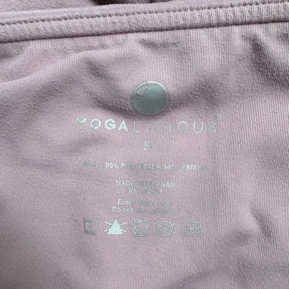 Yogalicious Lavender High-Waist Leggings - Picture 4 of 4